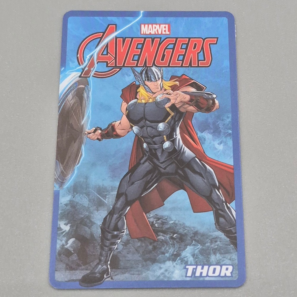 Marvel Avengers Thor Arcade Card‎ 001 Andamiro Marvel Universe Thor Odinson Card